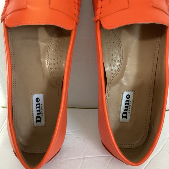 NEW DUNE LONDON WOMAN SIZE 9 M CORAL DRIVING MOCCASINS COMFORTABLE - Picture 5 of 7